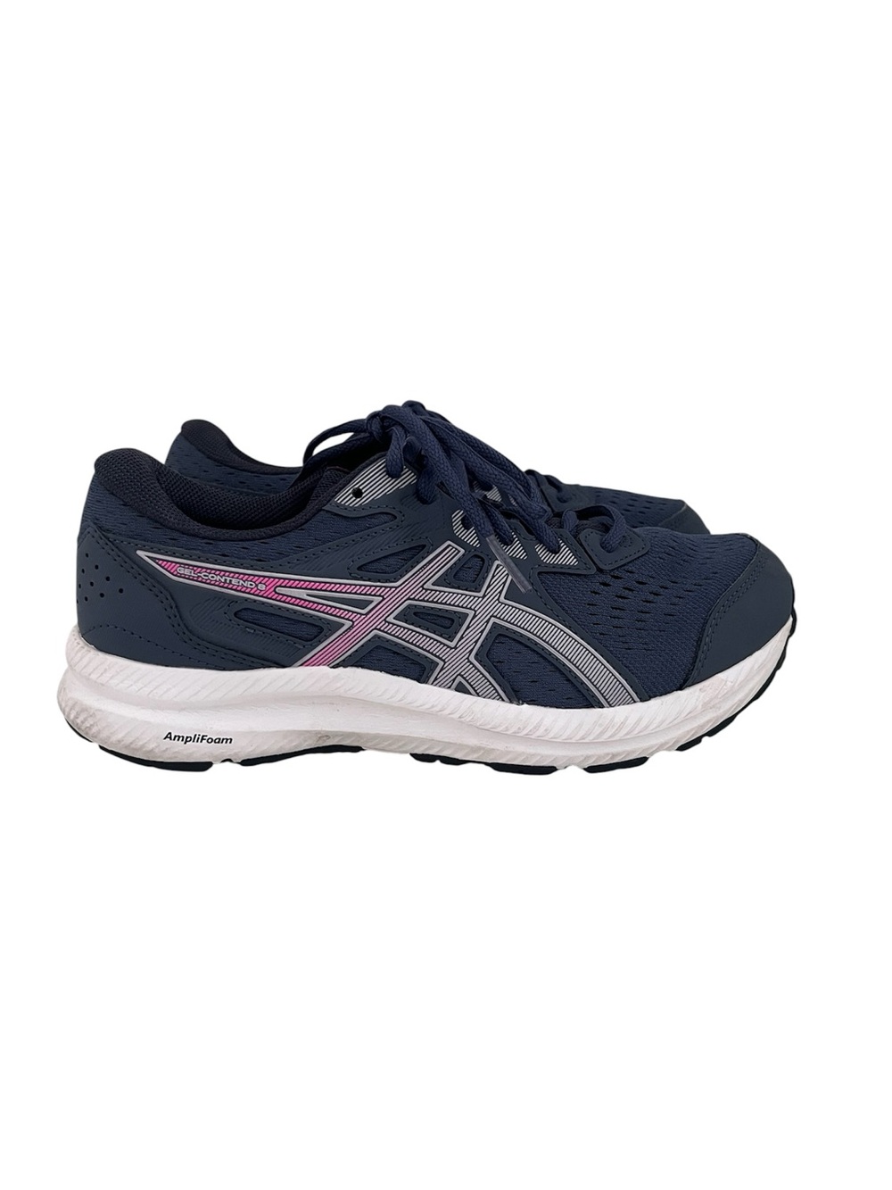 ASICS Gel-Contend 8 Women’s Running Shoes Navy Pink Size 7